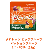 クロレッツ ビッグフルーツ パッションフルーツ ミニパウチ（17g）