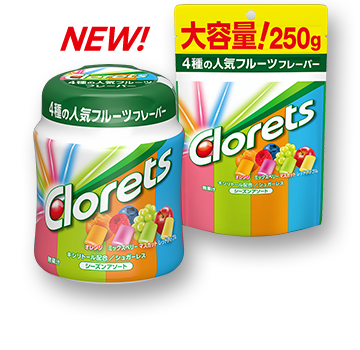 クロレッツ ガム｜息スッキリが、やる気のはじまり。Clorets (クロレッツ)